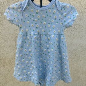 Little Me Blue Floral Kids Dress